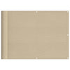 Vidaxl balkonscherm 75x800 cm 100% oxford polyester beige