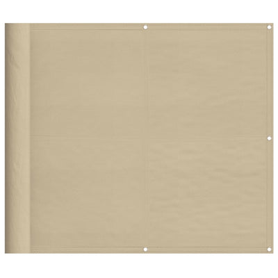 Vidaxl balkonscherm 90x700 cm 100% oxford polyester beige