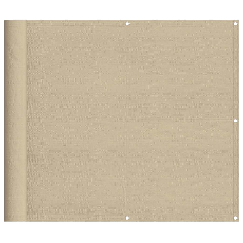 Vidaxl balkonscherm 90x800 cm 100% oxford polyester beige