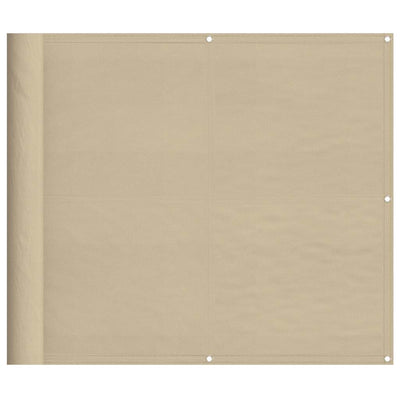 Vidaxl balkonscherm 90x800 cm 100% oxford polyester beige