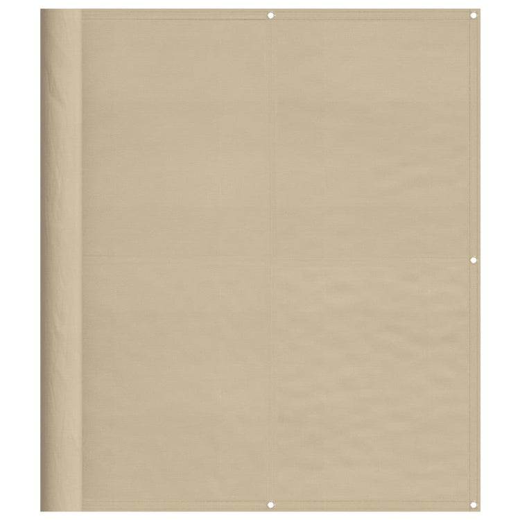 Vidaxl balkonscherm 120x800 cm 100% oxford polyester beige