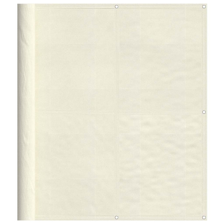 Vidaxl balkonscherm 120x700 cm 100% oxford polyester crèmekleurig