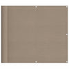 Vidaxl balkonscherm 90x700 cm 100% oxford polyester taupe