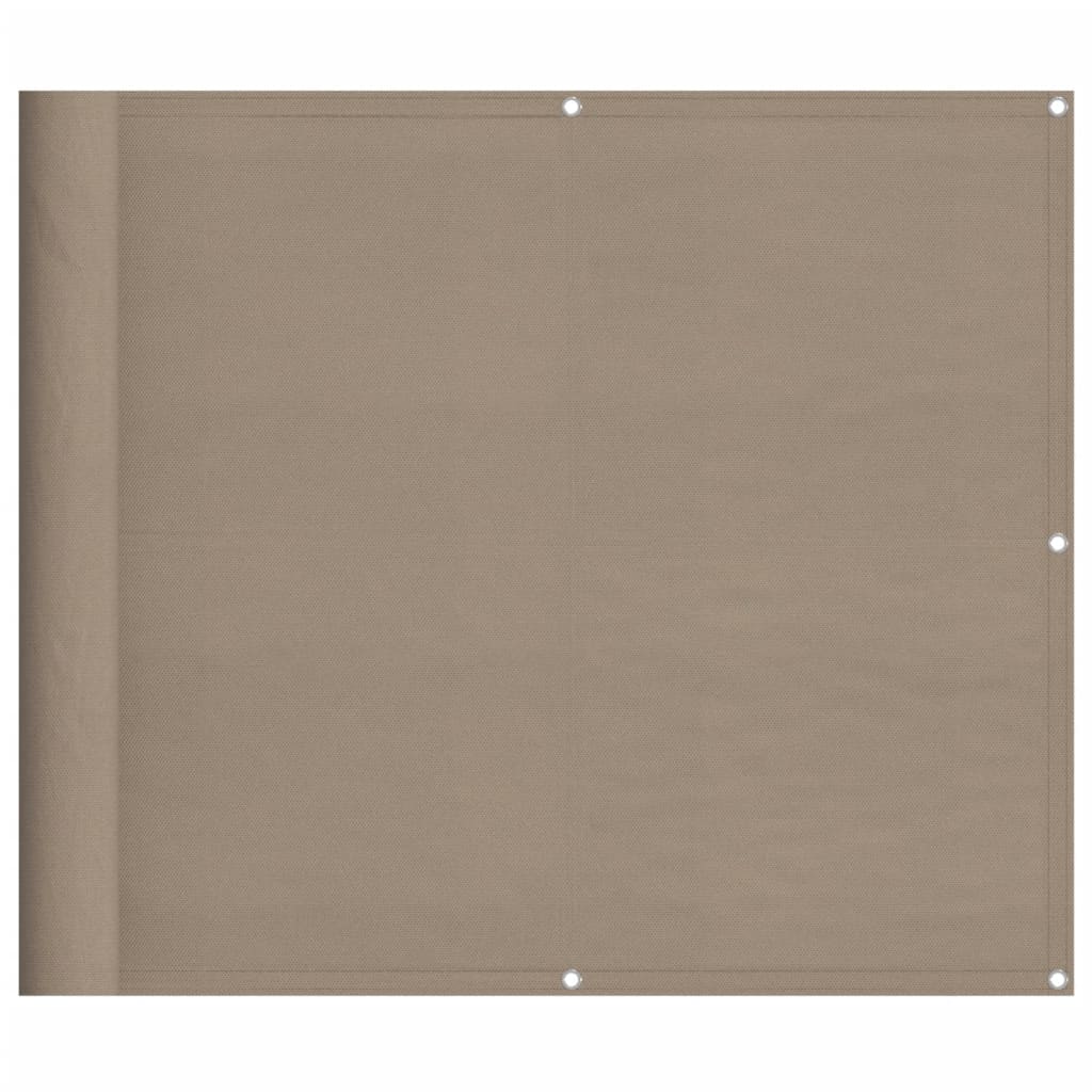Vidaxl balkonscherm 90x700 cm 100% oxford polyester taupe