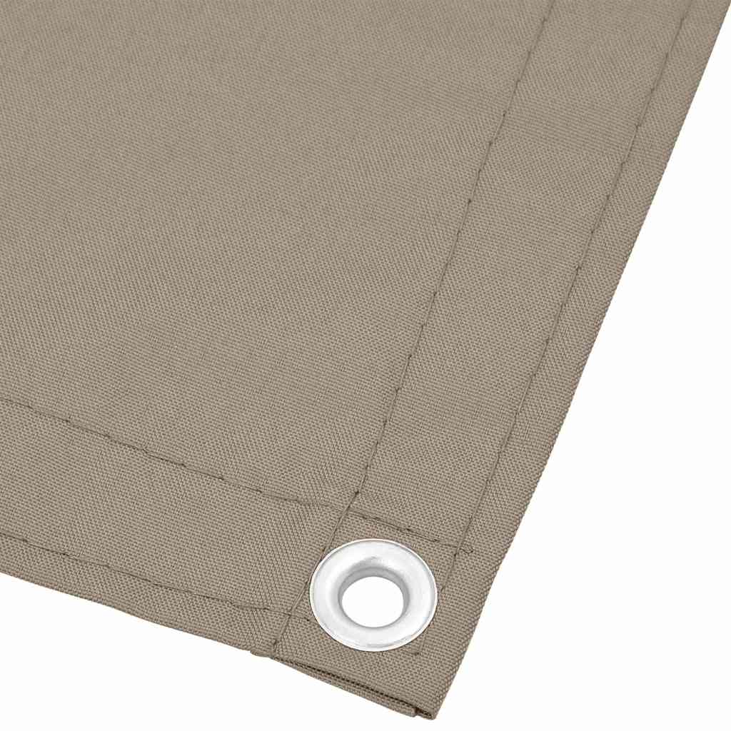 Vidaxl balkonscherm 90x800 cm 100% oxford polyester taupe