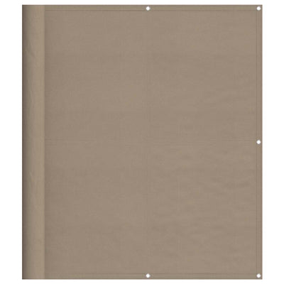 Vidaxl balkonscherm 120x700 cm 100% oxford polyester taupe