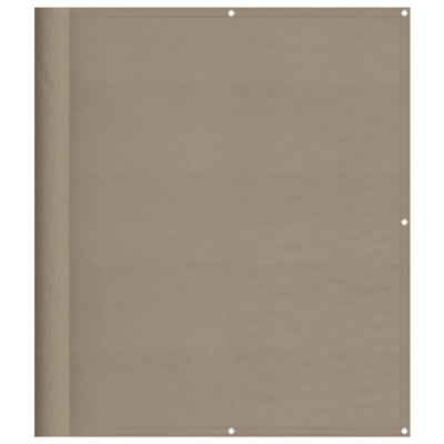 Vidaxl balkonscherm 120x700 cm 100% oxford polyester taupe