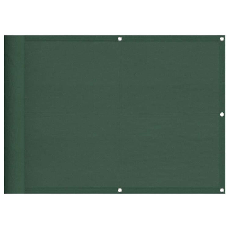 Vidaxl balkonscherm 75x800 cm 100% oxford polyester donkergroen