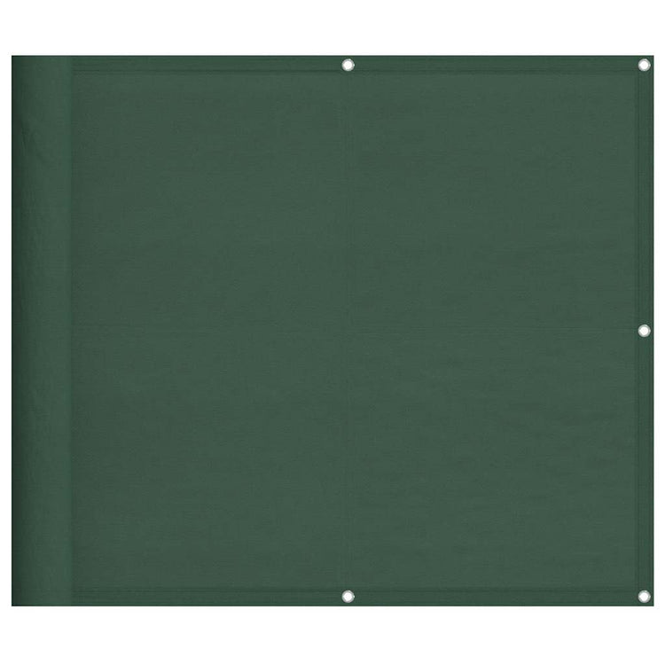 Vidaxl balkonscherm 90x800 cm 100% oxford polyester donkergroen