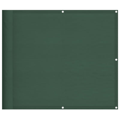 Vidaxl balkonscherm 90x1000 cm 100% oxford polyester donkergroen