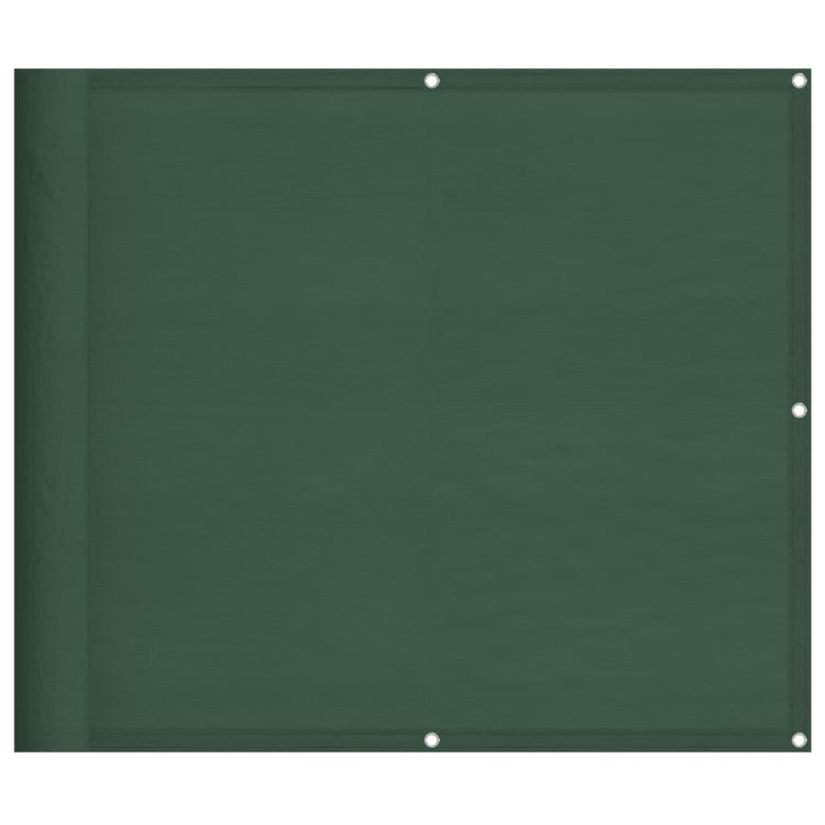 Vidaxl balkonscherm 90x1000 cm 100% oxford polyester donkergroen