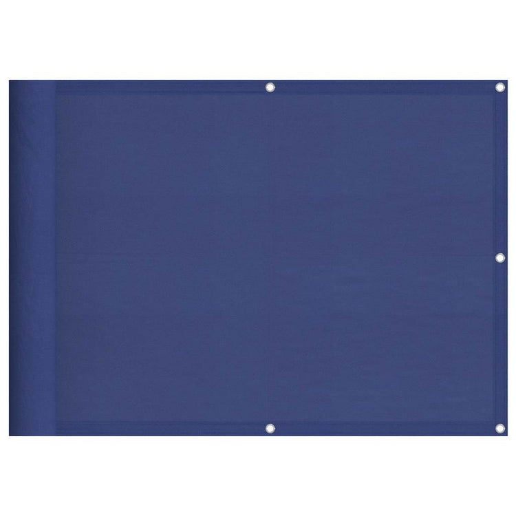 Vidaxl balkonscherm 75x700 cm 100% oxford polyester blauw
