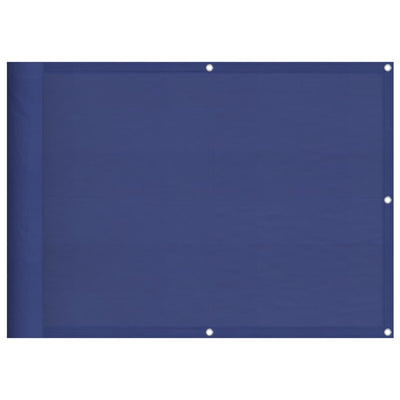 Vidaxl balkonscherm 75x800 cm 100% oxford polyester blauw