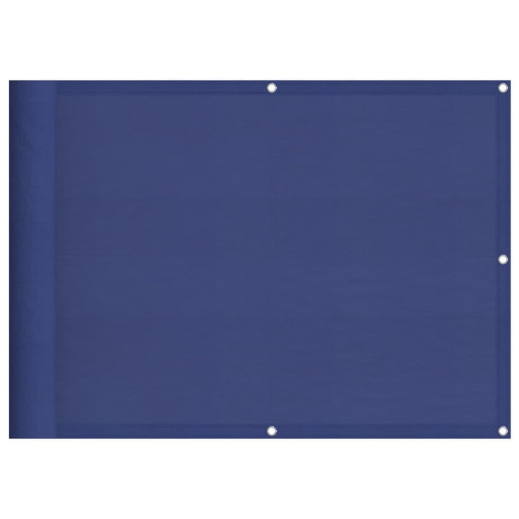 Vidaxl balkonscherm 75x1000 cm 100% oxford polyester blauw