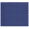 Vidaxl balkonscherm 90x1000 cm 100% oxford polyester blauw