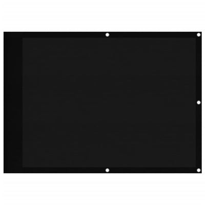 Vidaxl balkonscherm 75x700 cm 100% oxford polyester zwart