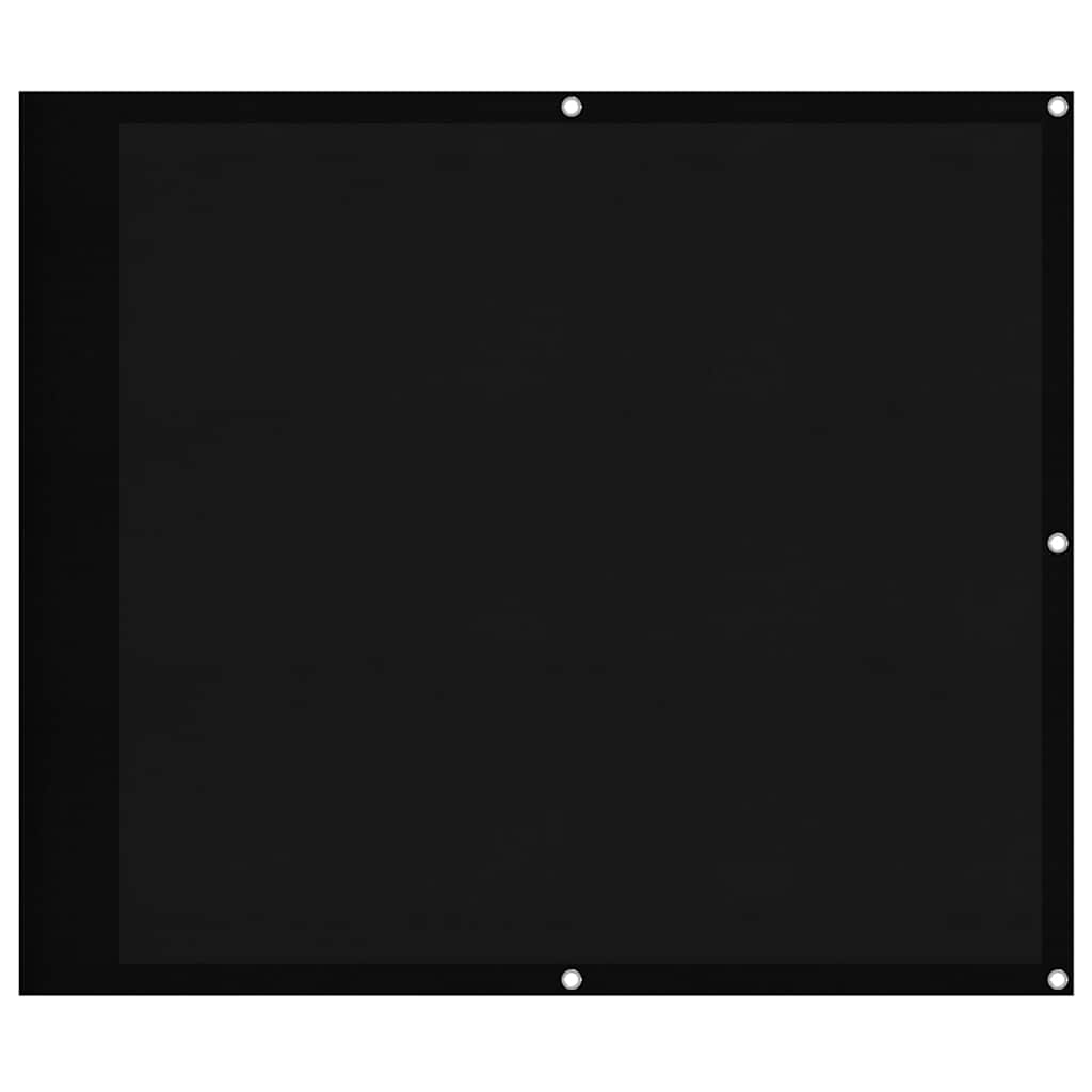 Vidaxl balkonscherm 90x700 cm 100% oxford polyester zwart