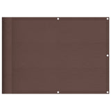 Vidaxl balkonscherm 75x800 cm 100% oxford polyester bruin - afbeelding 2