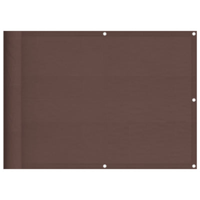Vidaxl balkonscherm 75x800 cm 100% oxford polyester bruin