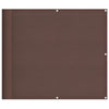 Vidaxl balkonscherm 90x700 cm 100% oxford polyester bruin