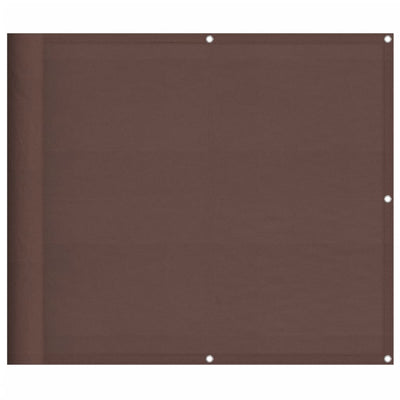 Vidaxl balkonscherm 90x1000 cm 100% oxford polyester bruin