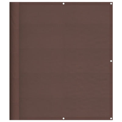Vidaxl balkonscherm 120x1000 cm 100% oxford polyester bruin