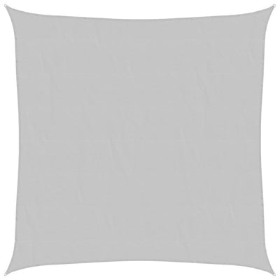 Vidaxl zonnezeil 2,5x2,5 m 100% polyester oxford lichtgrijs