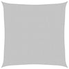 Vidaxl zonnezeil 3,6x3,6 m 100% polyester oxford lichtgrijs