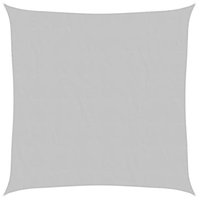 Vidaxl zonnezeil 3,6x3,6 m 100% polyester oxford lichtgrijs