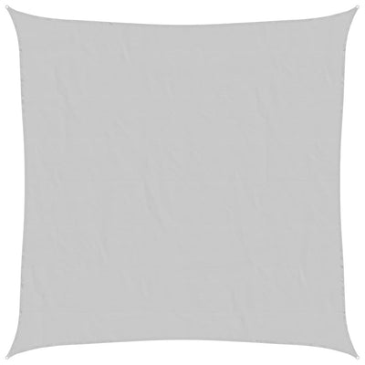 Vidaxl zonnezeil 4x4 m 100% polyester oxford lichtgrijs