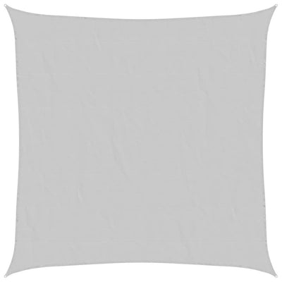Vidaxl zonnezeil 5x5 m 100% polyester oxford lichtgrijs