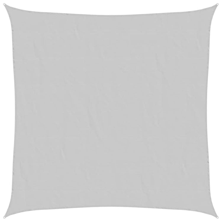 Vidaxl zonnezeil 6x6 m 100% polyester oxford lichtgrijs