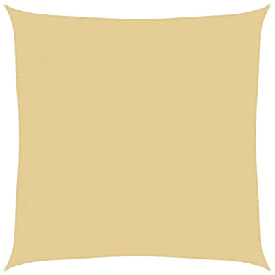 Vidaxl zonnezeil 2x2 m 100% polyester oxford zandkleurig