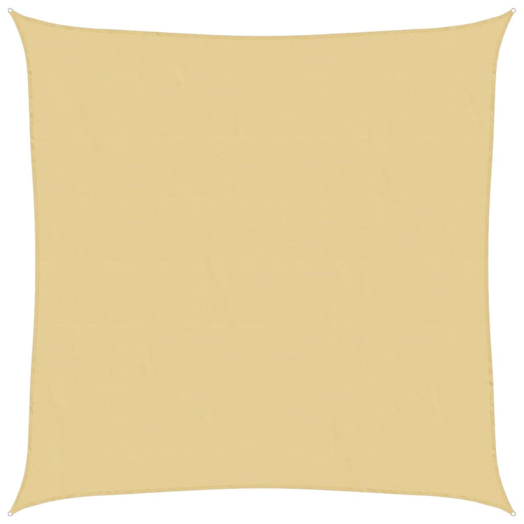 Vidaxl zonnezeil 3x3 m 100% polyester oxford zandkleurig