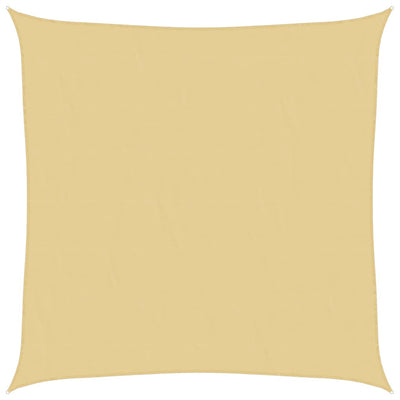 Vidaxl zonnezeil 4x4 m 100% polyester oxford zandkleurig