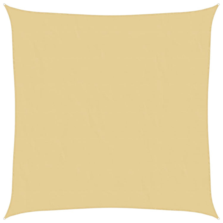 Vidaxl zonnezeil 4x4 m 100% polyester oxford zandkleurig