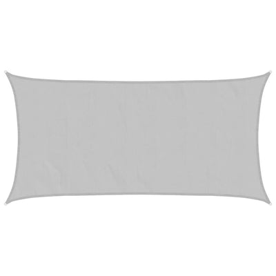 Vidaxl zonnezeil 4x2 m 100% polyester oxford lichtgrijs