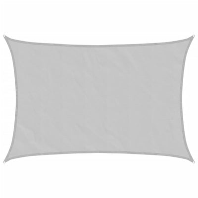 Vidaxl zonnezeil 3,5x2,5 m 100% polyester oxford lichtgrijs