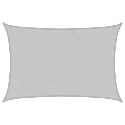 Vidaxl zonnezeil 4x3 m 100% polyester oxford lichtgrijs