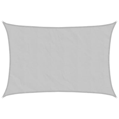 Vidaxl zonnezeil 5x3 m 100% polyester oxford lichtgrijs