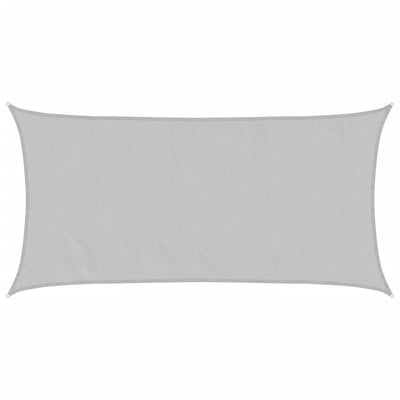 Vidaxl zonnezeil 6x3 m 100% polyester oxford lichtgrijs