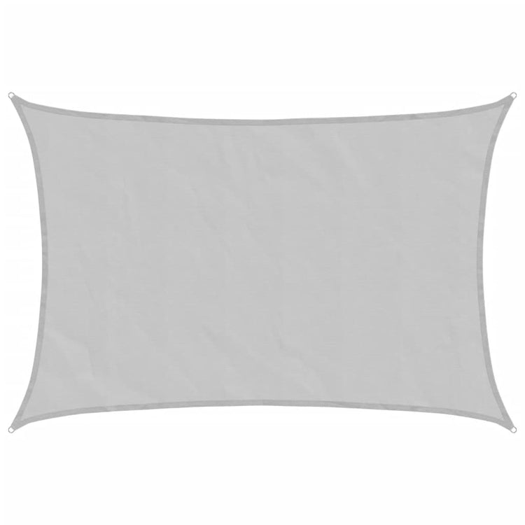 Vidaxl zonnezeil 5x3,5 m 100% polyester oxford lichtgrijs