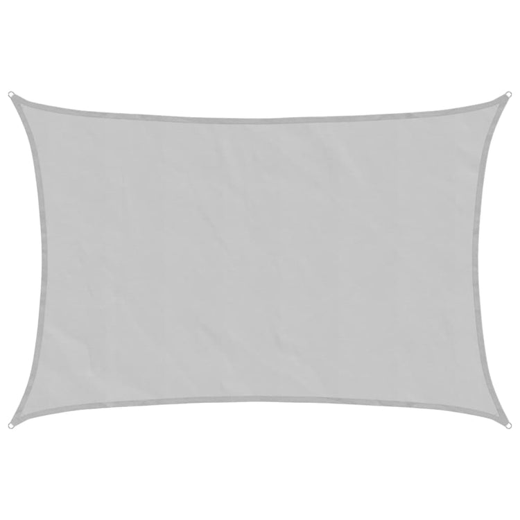 Vidaxl zonnezeil 6x4 m 100% polyester oxford lichtgrijs