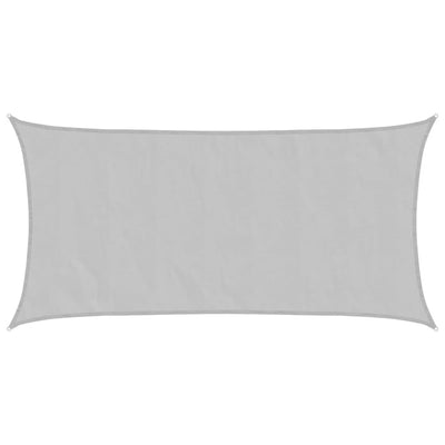 Vidaxl zonnezeil 7x4 m 100% polyester oxford lichtgrijs
