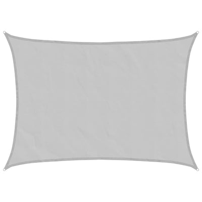 Vidaxl zonnezeil 8x6 m 100% polyester oxford lichtgrijs