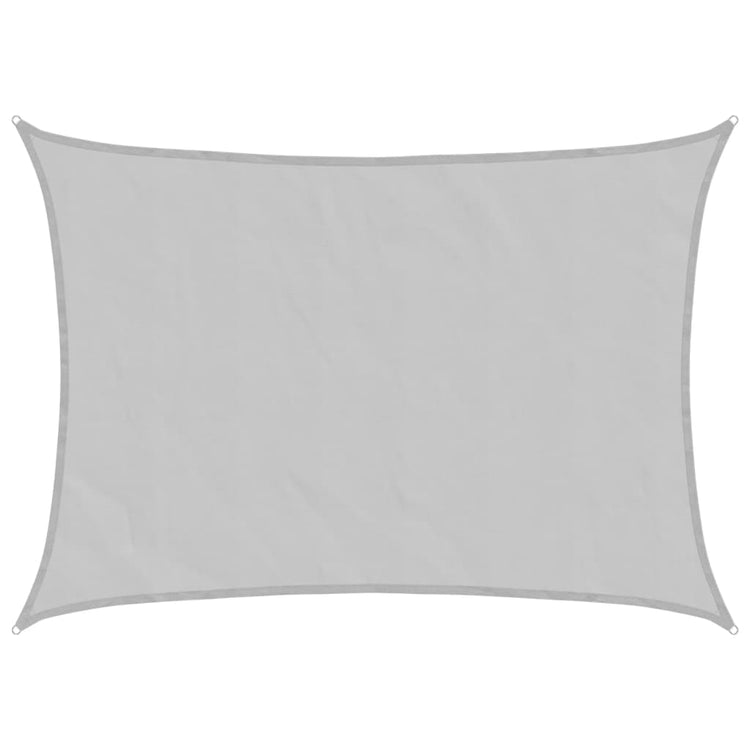 Vidaxl zonnezeil 8x6 m 100% polyester oxford lichtgrijs