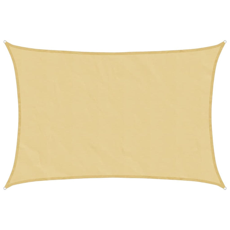 Vidaxl zonnezeil 3x2 m 100% polyester oxford zandkleurig