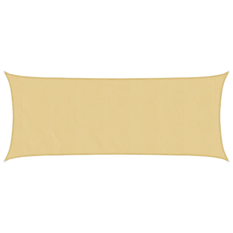 Vidaxl zonnezeil 4,5x2 m 100% polyester oxford zandkleurig