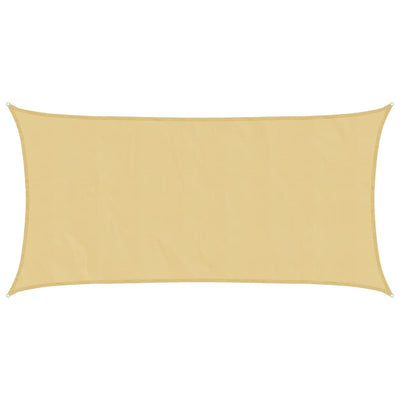 Vidaxl zonnezeil 6x3 m 100% polyester oxford zandkleurig