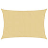 Vidaxl zonnezeil 4,5x3,5 m 100% polyester oxford zandkleurig
